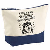 Pochette Grand Format J’peux pas je préfère mon Malamute