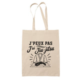 Tote Bag Beige J’peux pas j’ai Jiu-jitsu