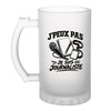 Verre à Bière J’peux pas je suis Journaliste