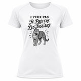 T-shirt de Sport Femme J’peux pas je préfère les Jaguars