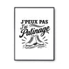 Poster J’peux pas j’ai Patinage