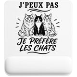 Tapis de Souris J’peux pas je préfère les Chats