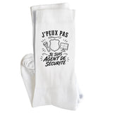 Chaussettes Homme Femme J’peux pas je suis Agent de sécurité