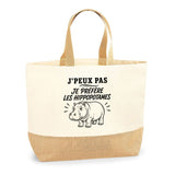 Sac J’peux pas je préfère les Hippopotames