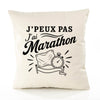 Housse de Coussin J’peux pas j’ai Marathon