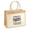 Sac Cabas Jute avec Poche J’peux pas j’ai Natation synchro – natation synchronisée