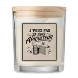 Bougie Parfumée Vanille J’peux pas je suis Apiculteur