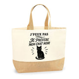 Sac J’peux pas je préfère mon Chat noir