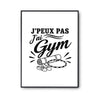 Poster J’peux pas j’ai Gym