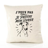Housse de Coussin J’peux pas je préfère mon Lévrier