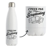 Gourde Isotherme J’peux pas j’ai Scrapbooking