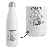 Gourde Isotherme J’peux pas je suis Chef