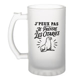 Verre à Bière J’peux pas je préfère les Otaries