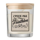 Bougie Parfumée Vanille J’peux pas j’ai Triathlon