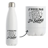 Gourde Isotherme J’peux pas j’ai Sudoku