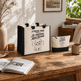 Ensemble Cabas et Trousse J’peux pas je préfère mon Bichon