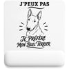 Tapis de Souris J’peux pas je préfère mon Bull Terrier