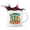 Mug Métal Émaillé La chorale c'est ma thérapie