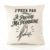 Housse de Coussin J’peux pas je préfère ma Perruche