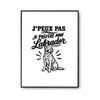 Poster J’peux pas je préfère mon Labrador