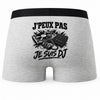 Boxer Homme J’peux pas je suis DJ – Impression au dos