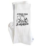 Chaussettes Homme Femme J’peux pas je suis Médecin