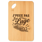 Planche à Découper J’peux pas j’ai Luge