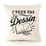 Housse de Coussin J’peux pas j’ai Dessin