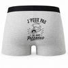Boxer Homme J’peux pas je suis Pizzaiolo – Impression au dos