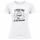 T-shirt de Sport Femme J’peux pas je suis Gendarme
