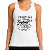 Débardeur Femme J’peux pas j’ai Potager