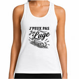 Débardeur Femme J’peux pas j’ai Luge