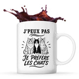 Mug J’peux pas je préfère les Chats