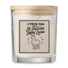 Bougie Parfumée Vanille J’peux pas je préfère mon Lama