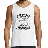 Débardeur Homme J’peux pas je suis Ferronnier