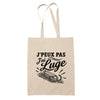 Tote Bag Beige J’peux pas j’ai Luge