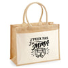 Sac Cabas Jute avec Poche J’peux pas j’ai MMA