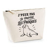 Trousse Beige J’peux pas je préfère les Phoques