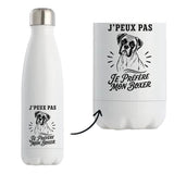 Gourde Isotherme J’peux pas je préfère mon Boxer