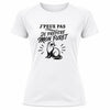 T-shirt de Sport Femme J’peux pas je préfère mon Furet
