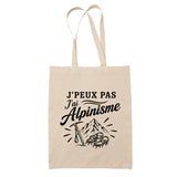 Tote Bag Beige J’peux pas j’ai Alpinisme