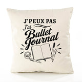 Housse de Coussin J’peux pas j’ai Bullet Journal