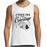 Débardeur Homme J’peux pas j’ai Coloriage