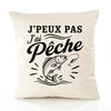 Housse de Coussin J’peux pas j’ai Pêche