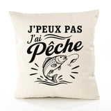 Housse de Coussin J’peux pas j’ai Pêche