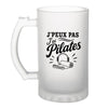 Verre à Bière J’peux pas j’ai Pilates