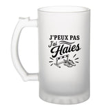 Verre à Bière J’peux pas j’ai Haies