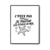 Poster J’peux pas je préfère les Étoiles de mer