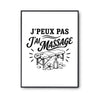 Poster J’peux pas j’ai Massage