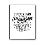 Poster J’peux pas j’ai Massage